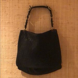 Alexander Wang Leather Reptile-Print Bag